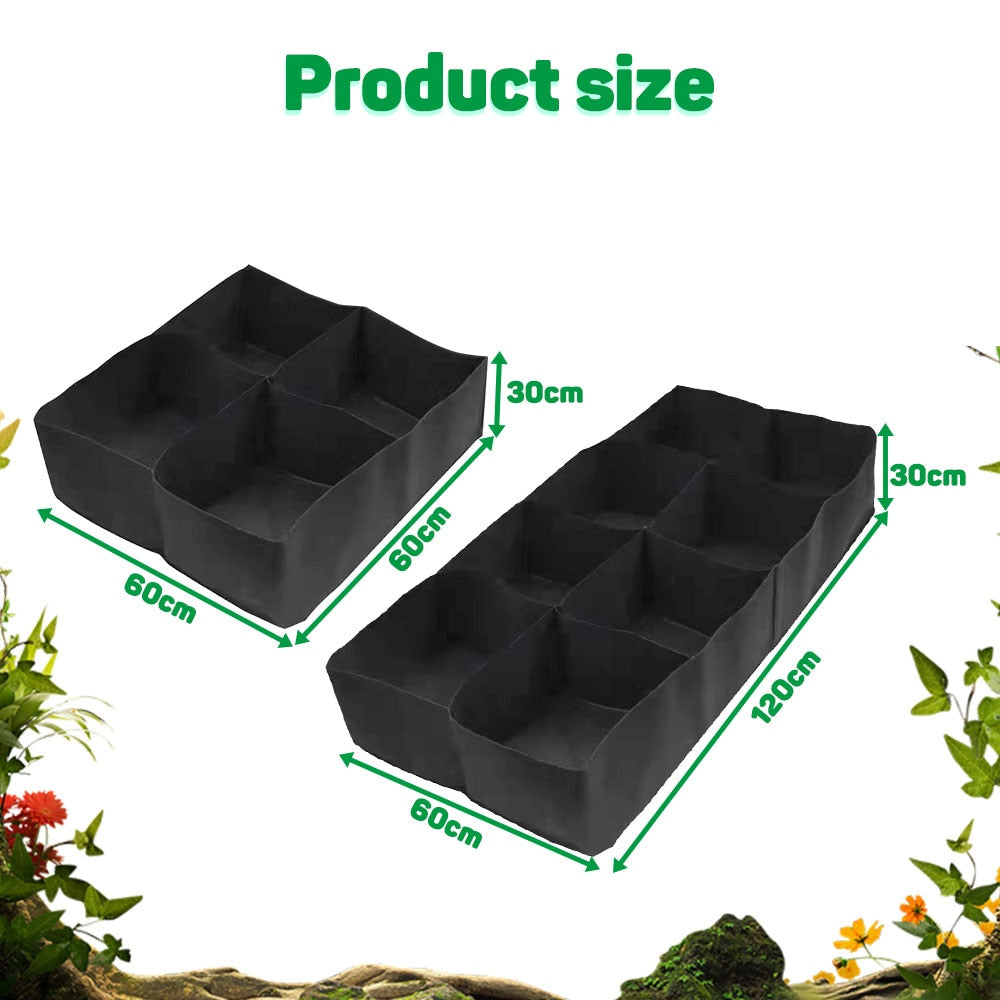 Plant Grow Bags 128 Gallon Fabric Raised Garden Bed