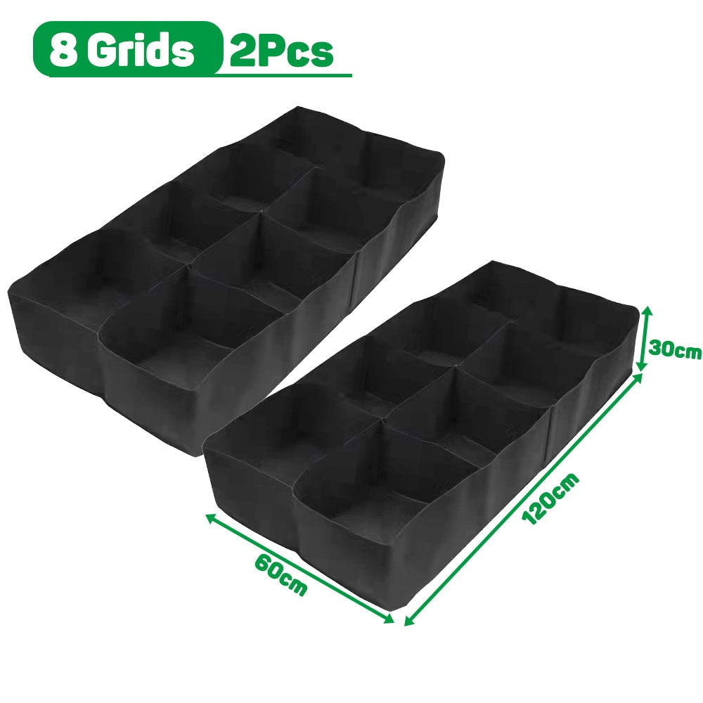 Plant Grow Bags 128 Gallon Fabric Raised Garden Bed