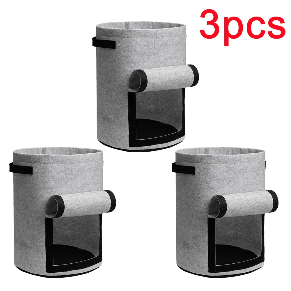 Felt 1 Piece & 3 Piece Grow Bags