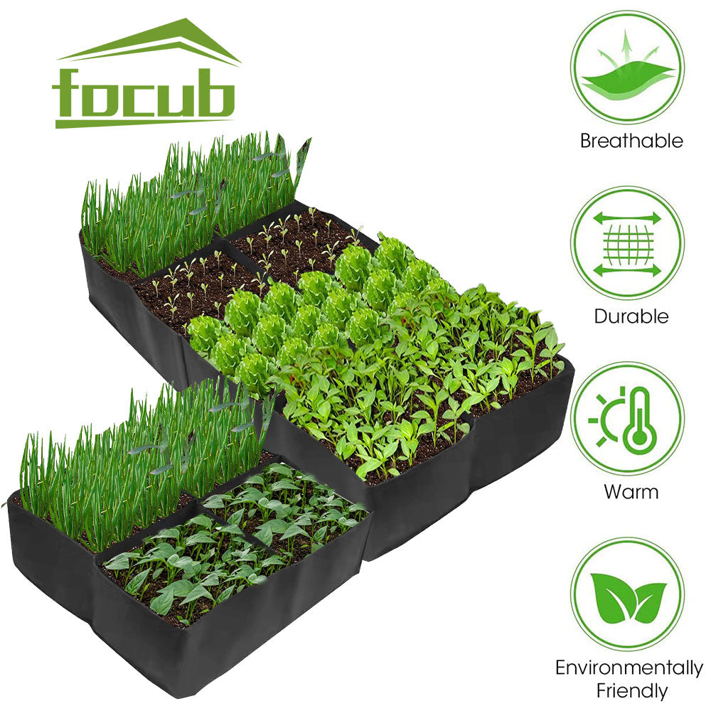 Plant Grow Bags 128 Gallon Fabric Raised Garden Bed