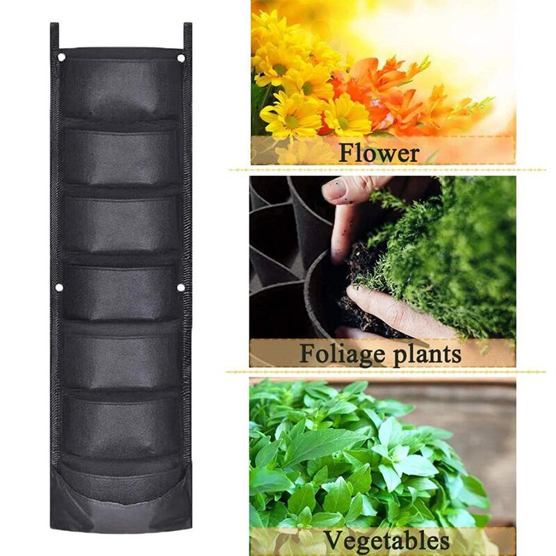 Vertical Hanging Planting Flower/Vegetable Grow Bag